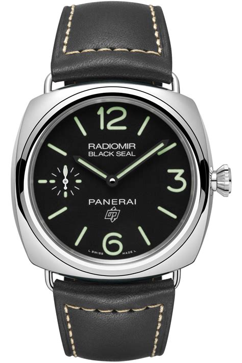 luminor black seal panerai|panerai radiomir black.